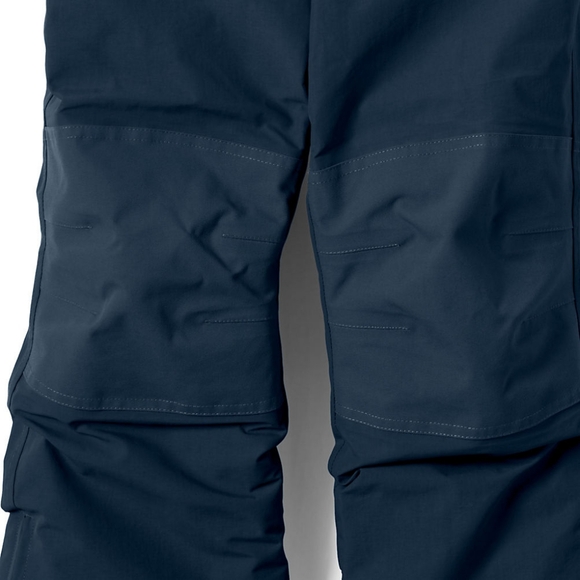 Lands' End Iron Knee Squall Navy Snow Bib Overalle Snow pants, size Husky XXL/20 - Picture 3 of 5